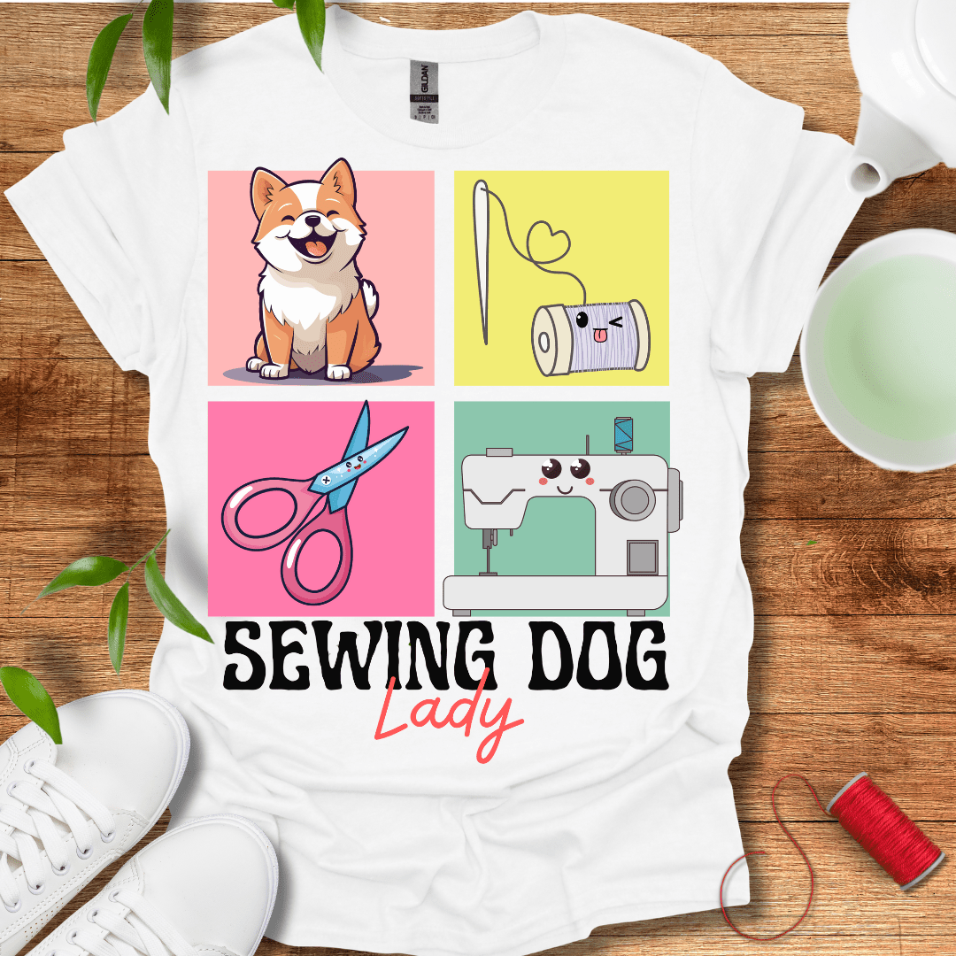 Sewing Dog T-Shirt