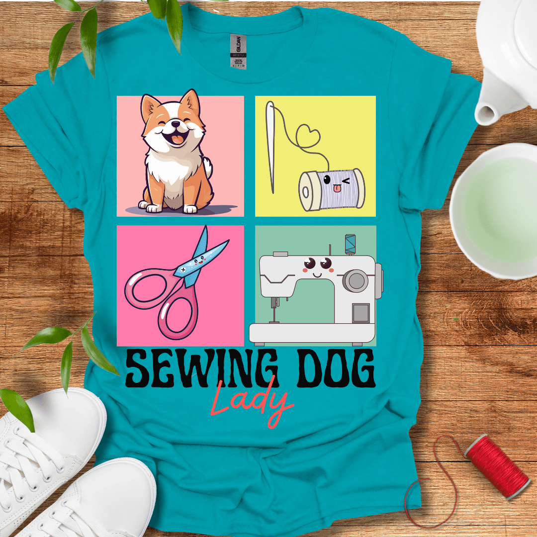 Sewing Dog T-Shirt