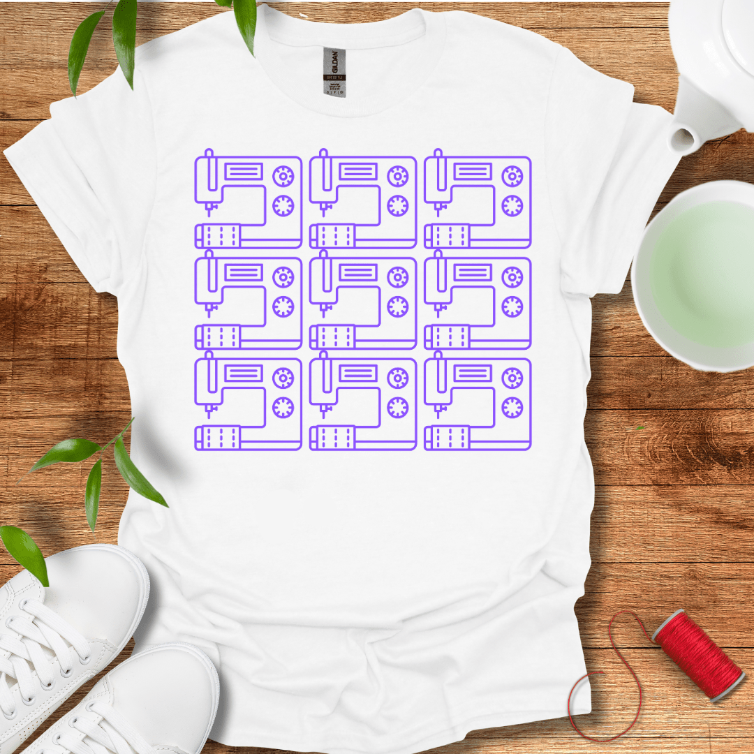Purple Sewing Machines T-Shirt