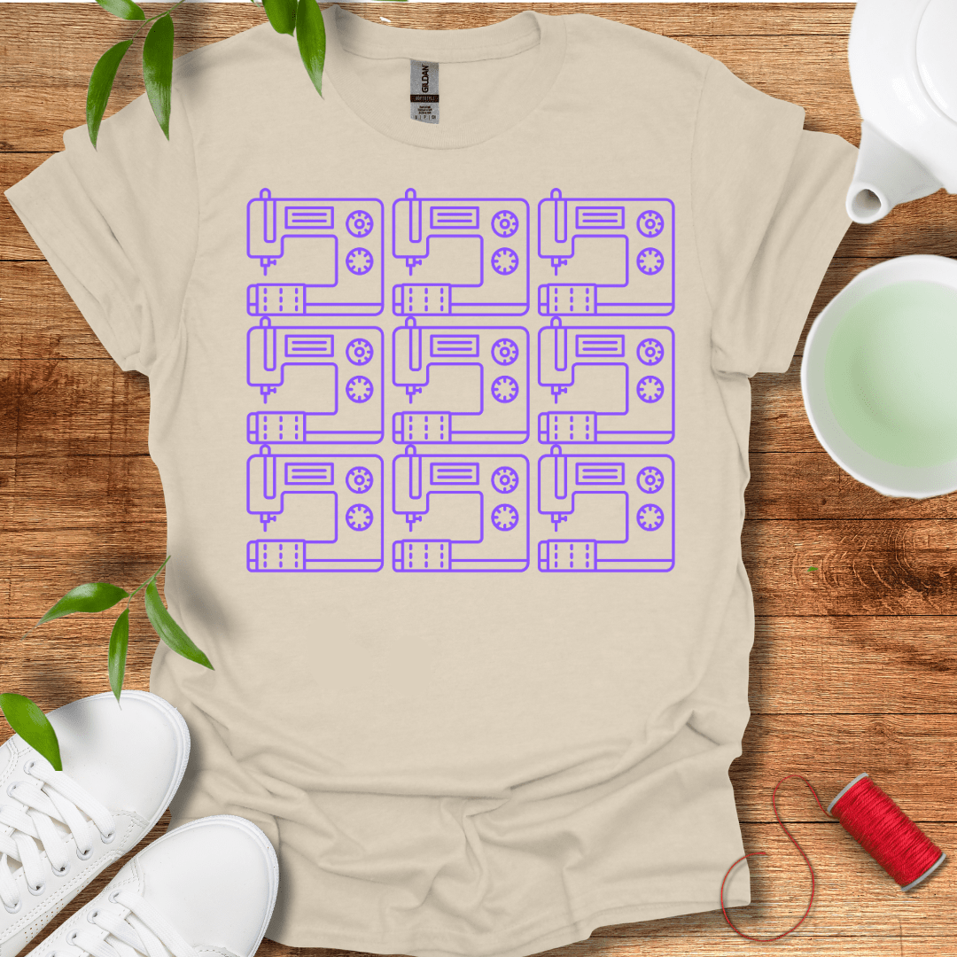 Purple Sewing Machines T-Shirt