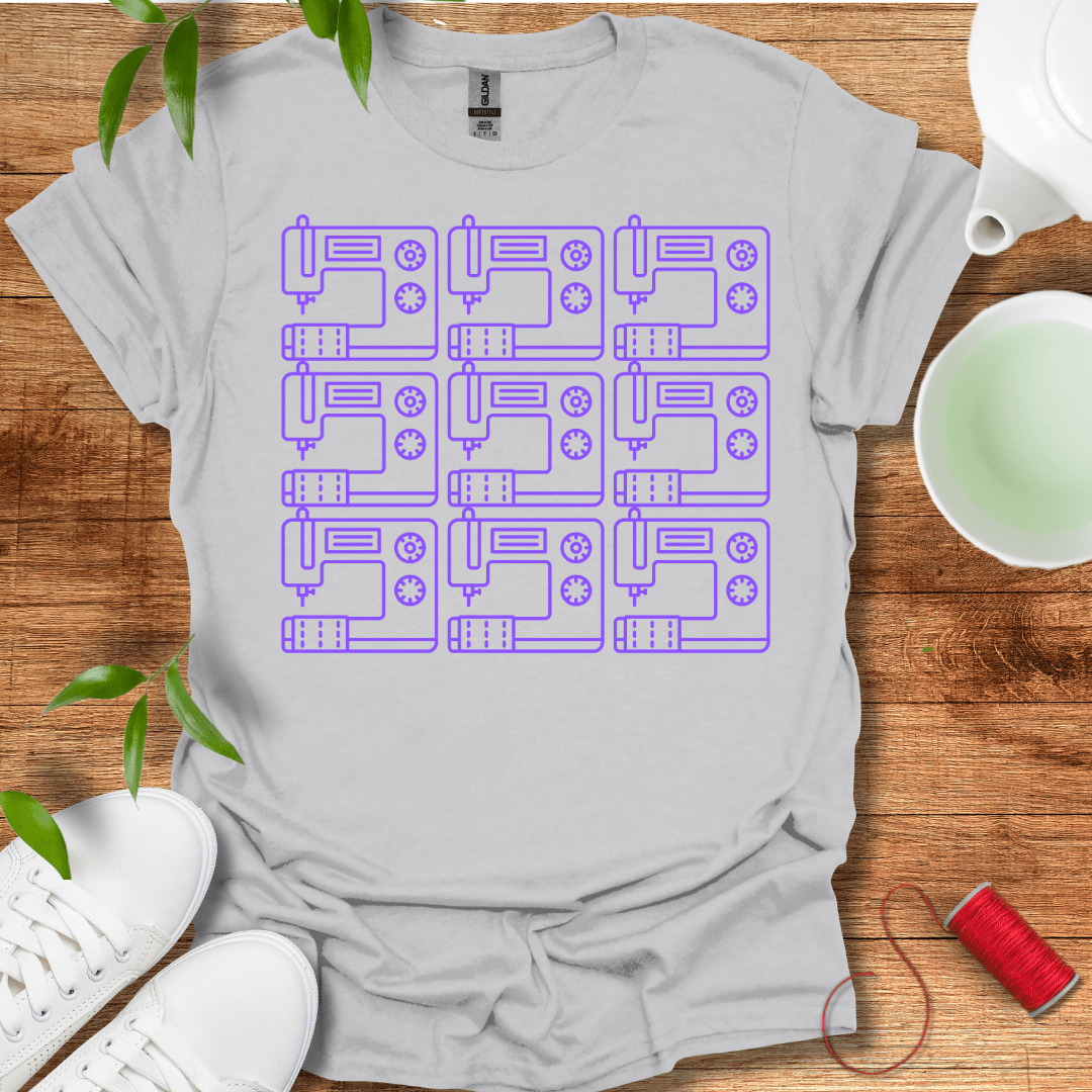 Purple Sewing Machines T-Shirt
