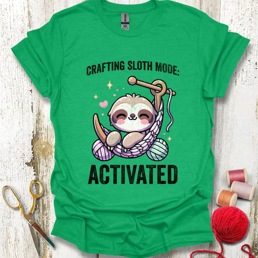 Funny Crafting Sloth T-Shirt