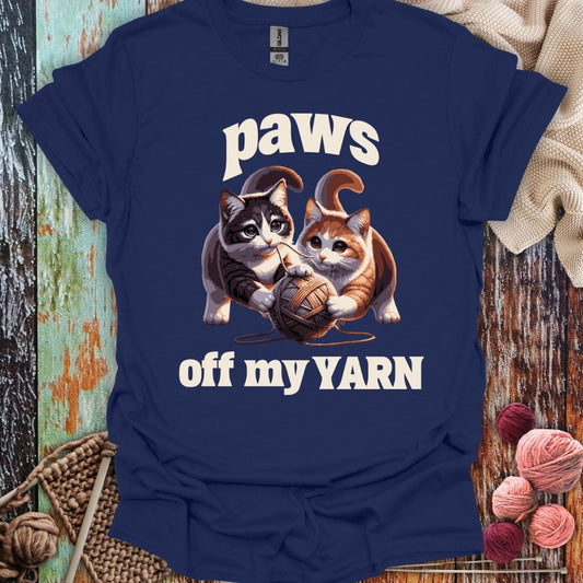 Funny Cat Yarn T-Shirt