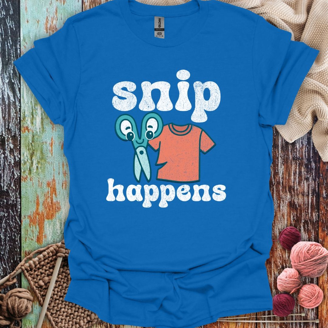 Funny Snip Happens T-Shirt