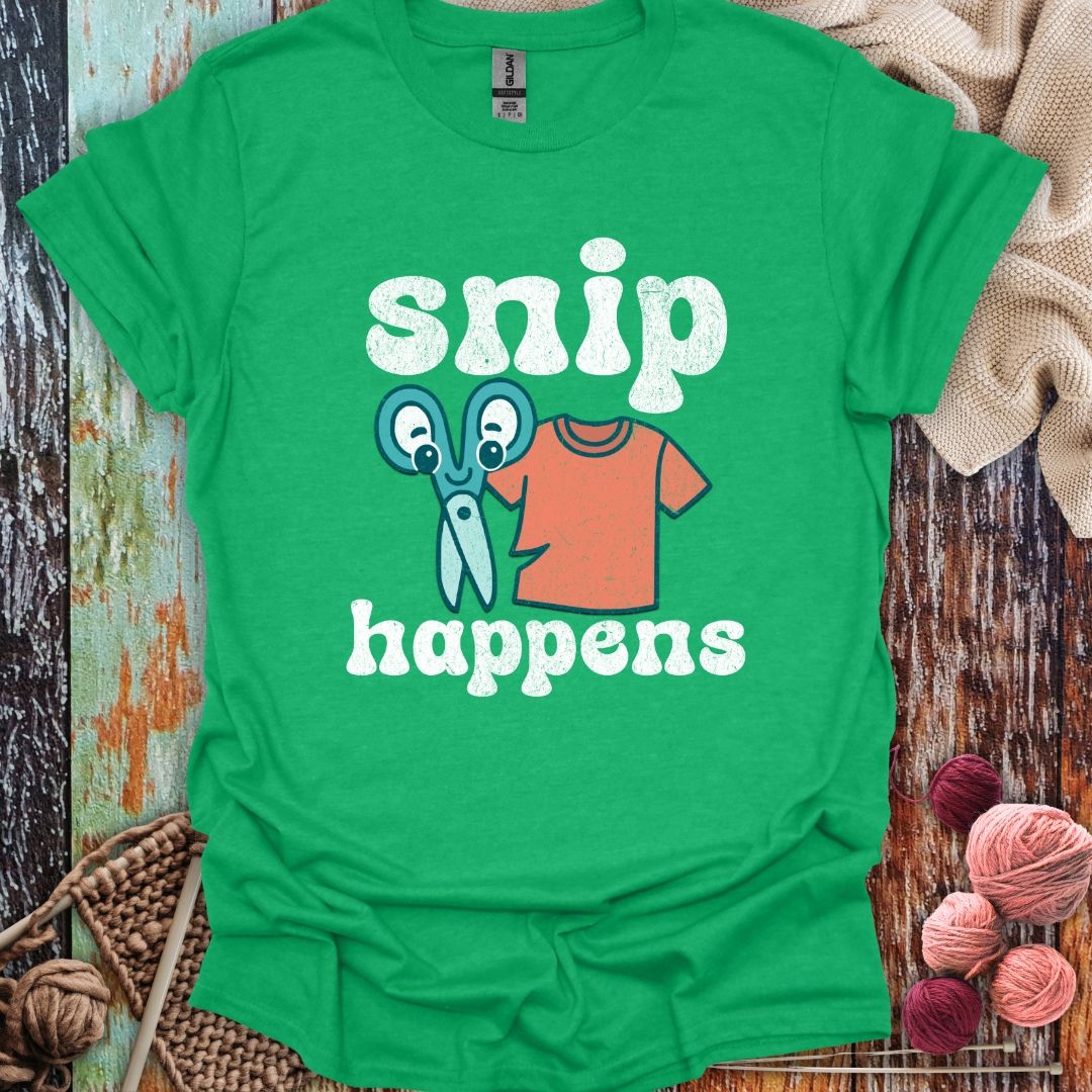 Funny Snip Happens T-Shirt