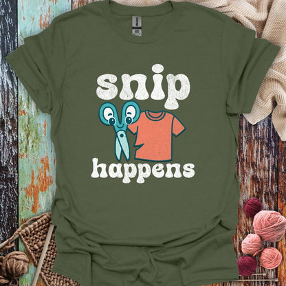 Funny Snip Happens T-Shirt