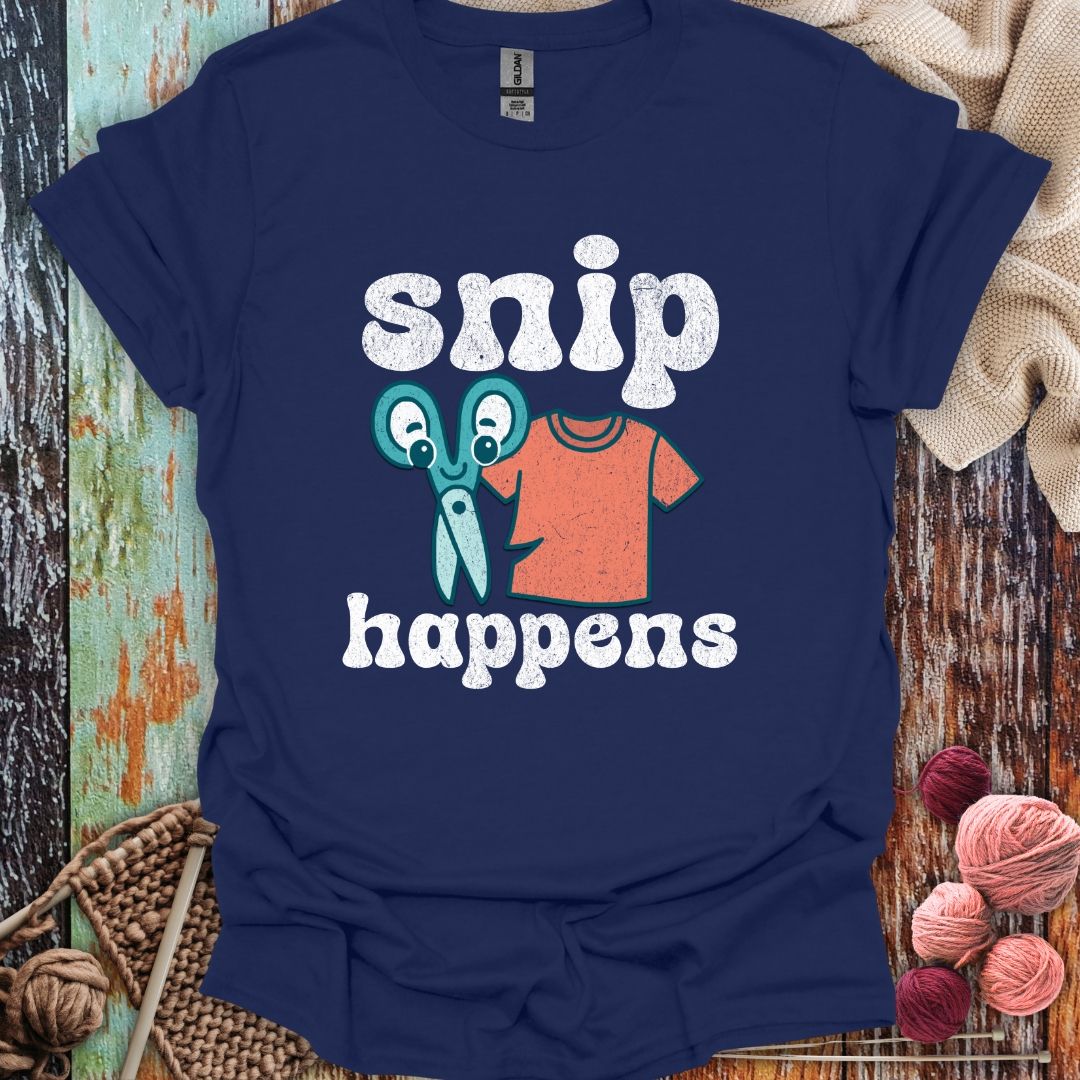 Funny Snip Happens T-Shirt