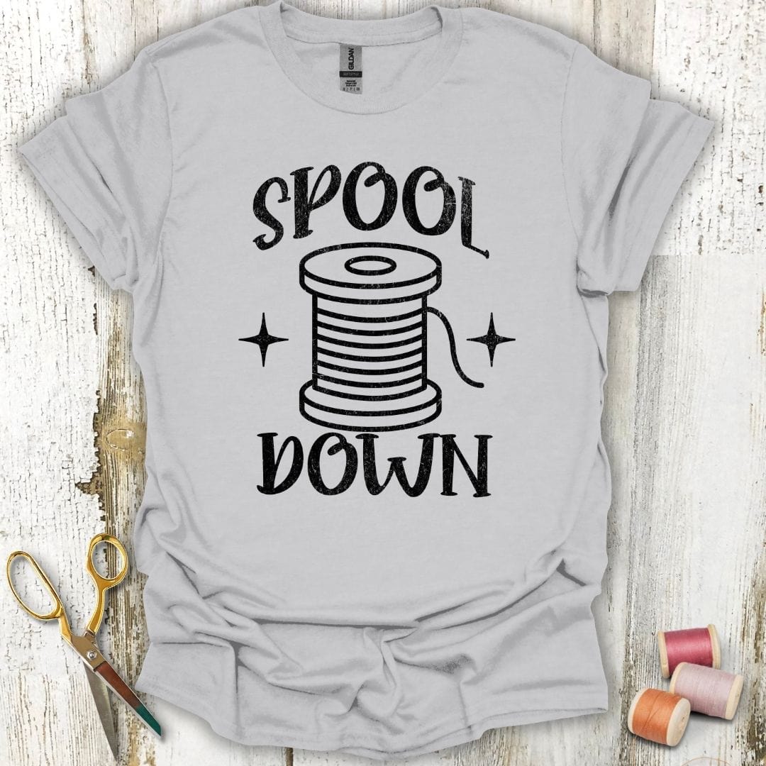 Sewing Spool Down T-Shirt