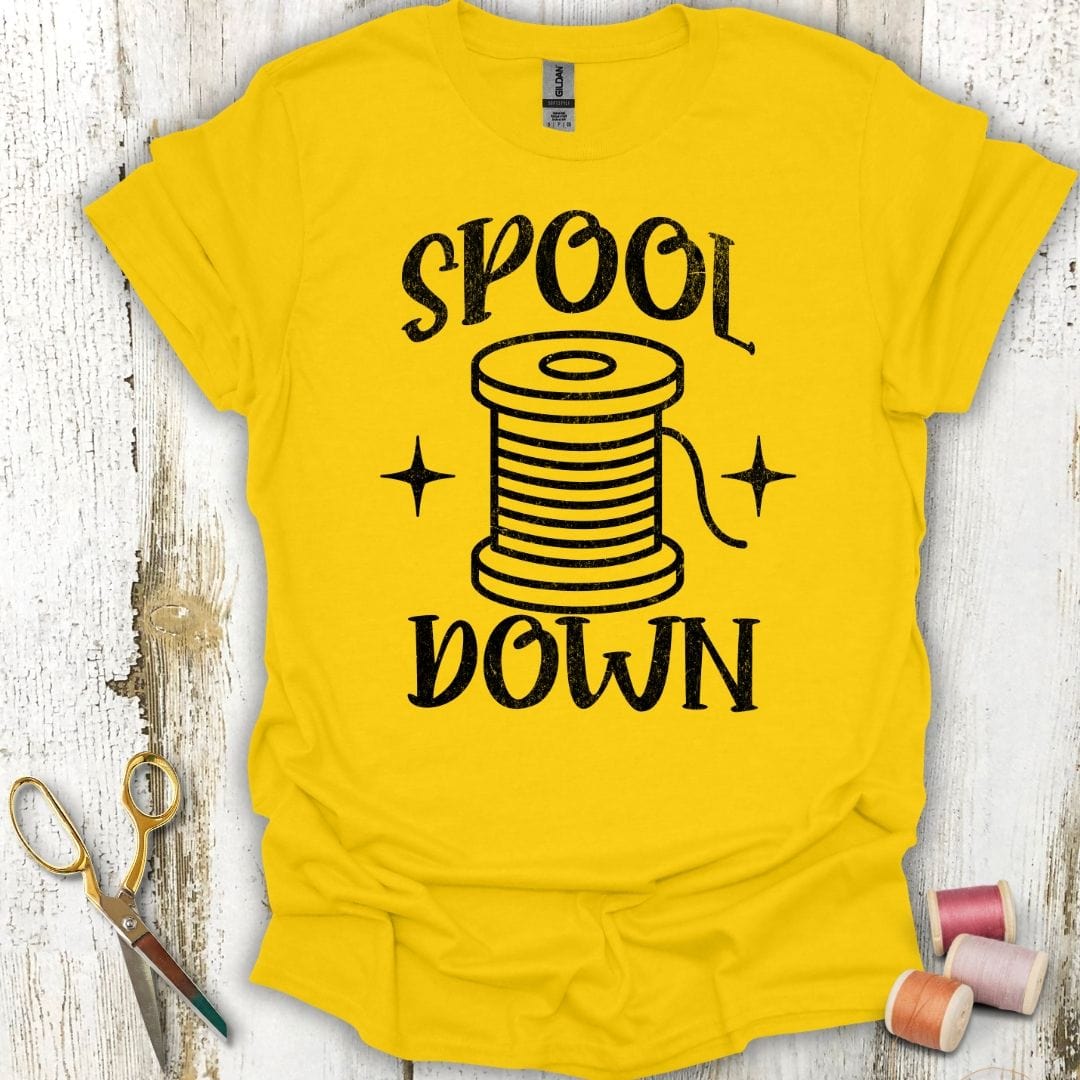 Sewing Spool Down T-Shirt