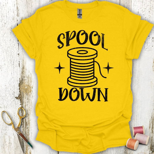 Sewing Spool Down T-Shirt