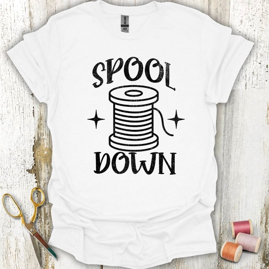Sewing Spool Down T-Shirt