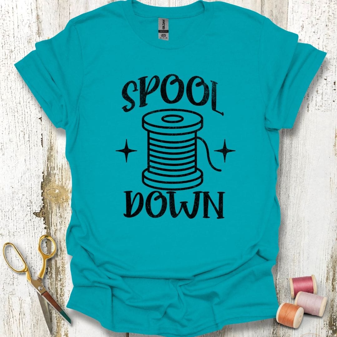 Sewing Spool Down T-Shirt