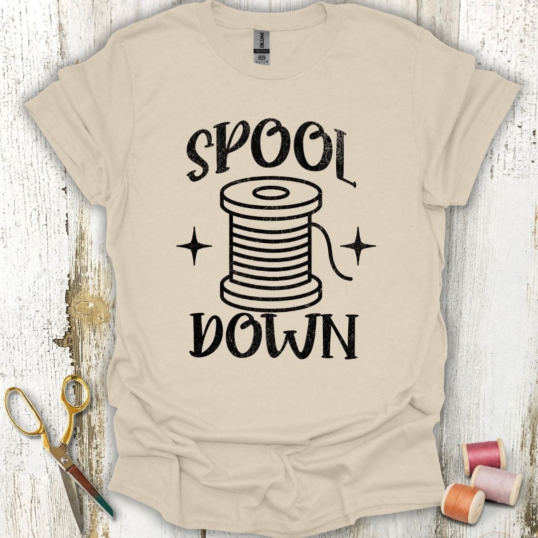 Sewing Spool Down T-Shirt