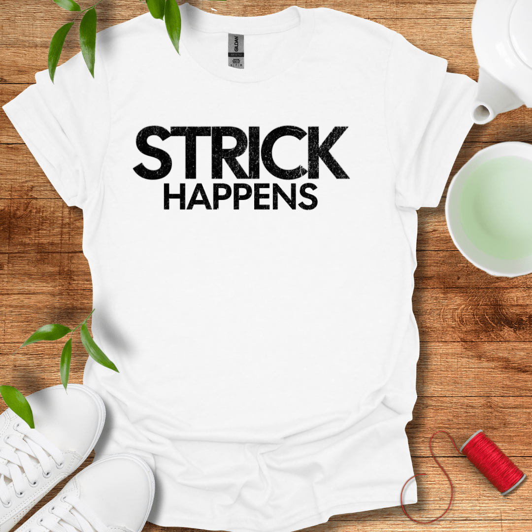 Strick Happens Tee