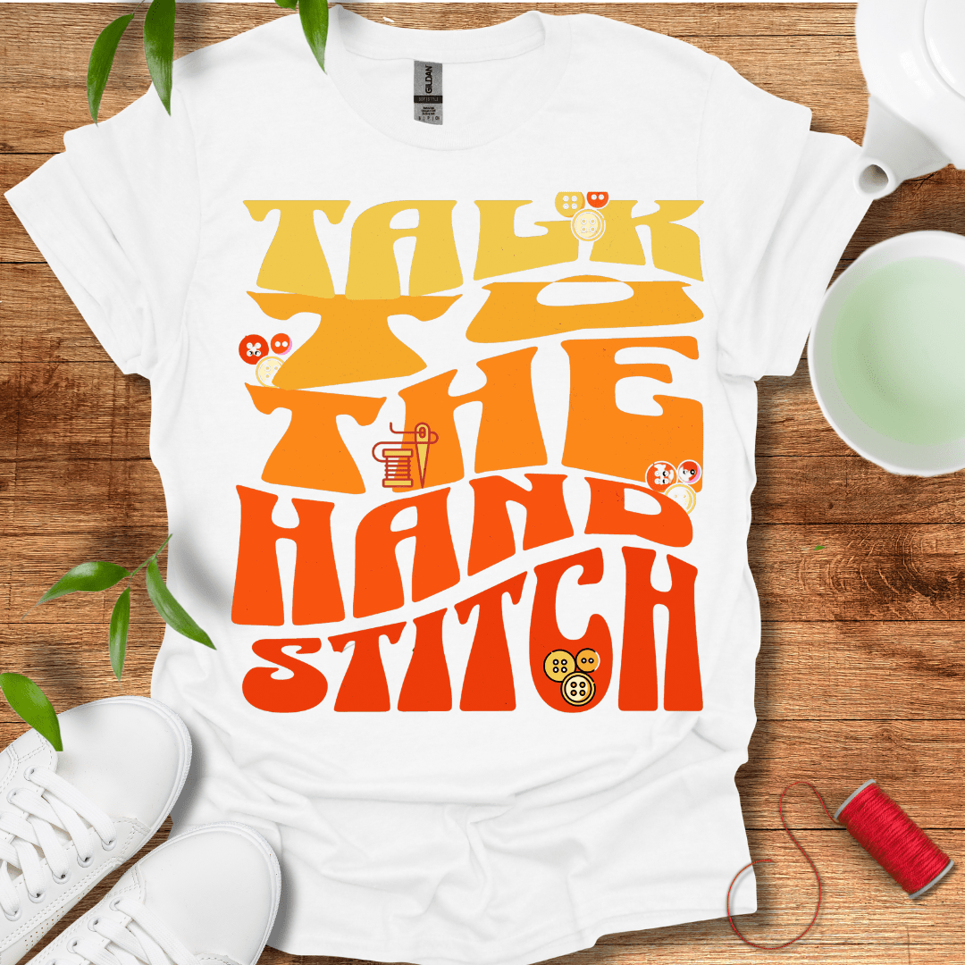Orange Stitch Talk T-Shirt