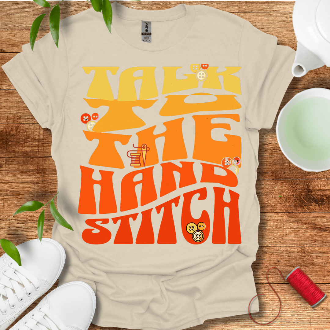Orange Stitch Talk T-Shirt