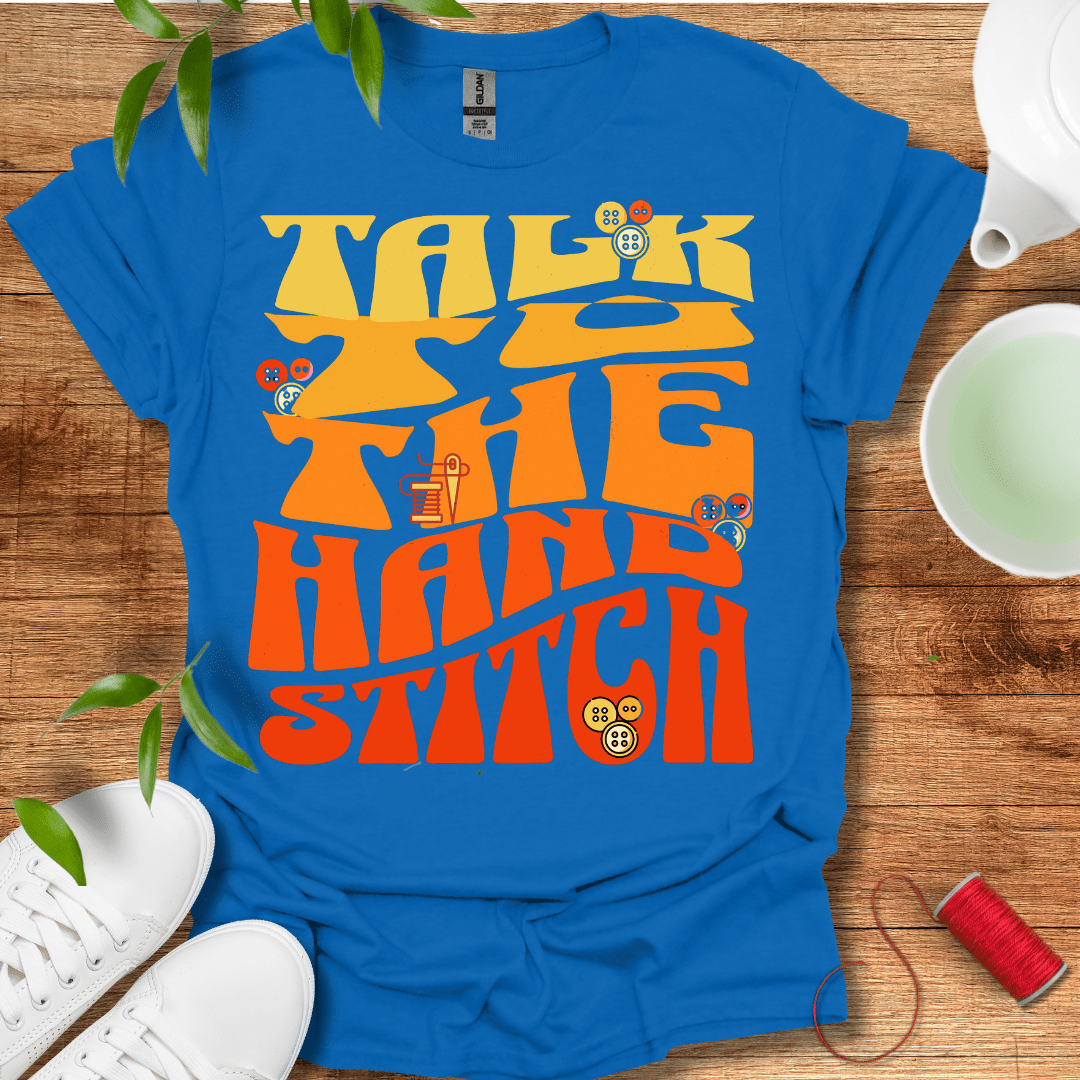 Orange Stitch Talk T-Shirt