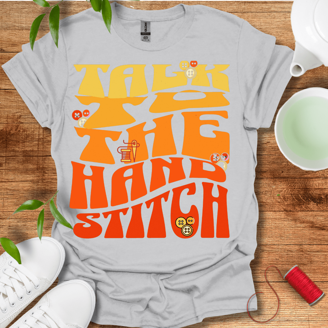 Orange Stitch Talk T-Shirt