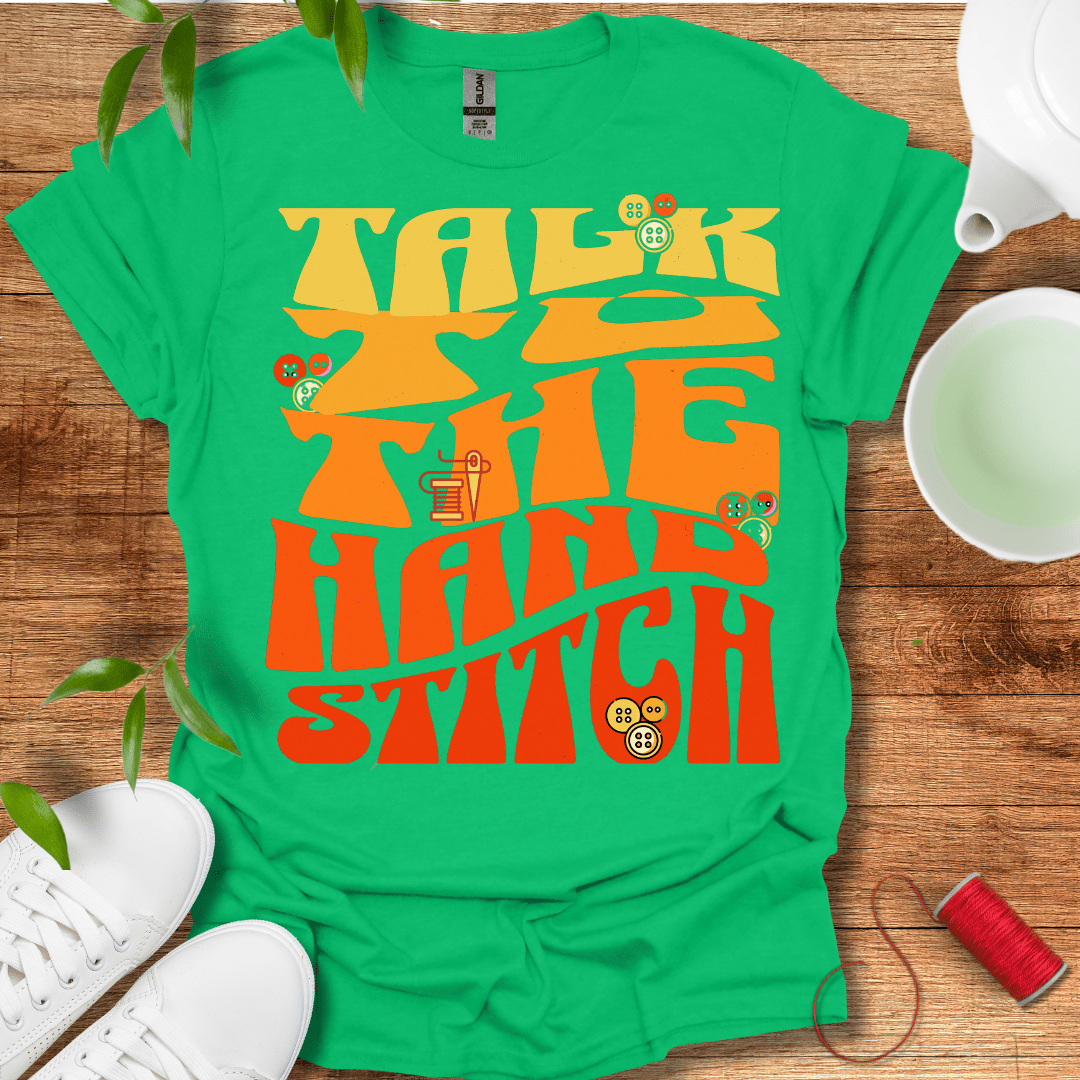 Orange Stitch Talk T-Shirt