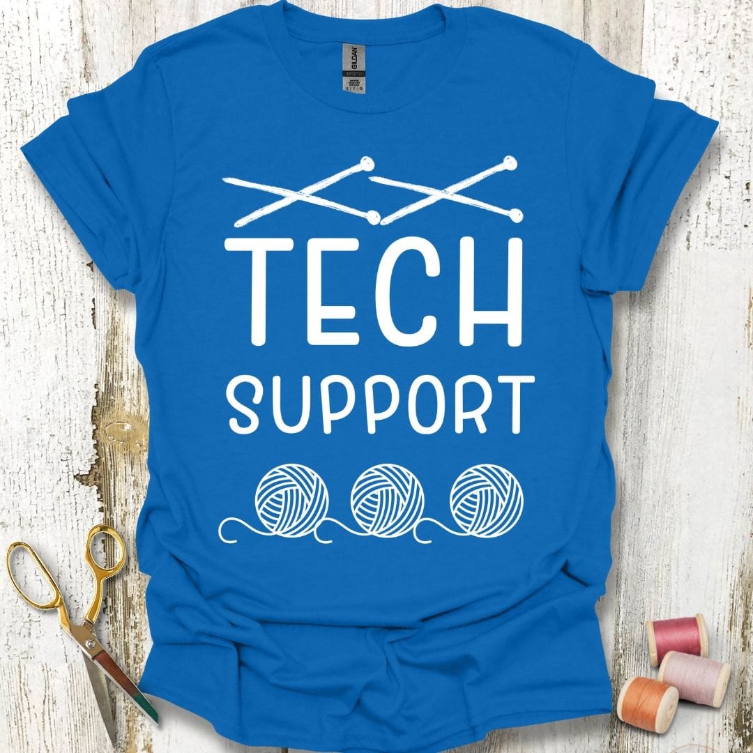 Knitting Tech Support T-Shirt