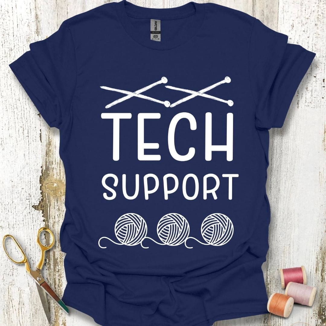 Knitting Tech Support T-Shirt