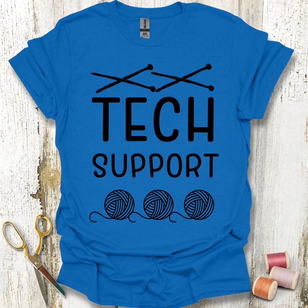 Tech Support Knitting T-Shirt