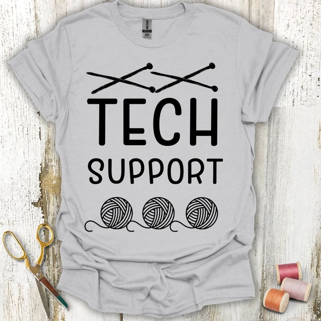 Tech Support Knitting T-Shirt