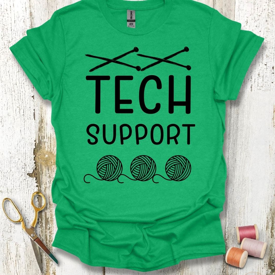 Tech Support Knitting T-Shirt