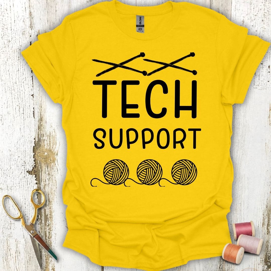 Tech Support Knitting T-Shirt