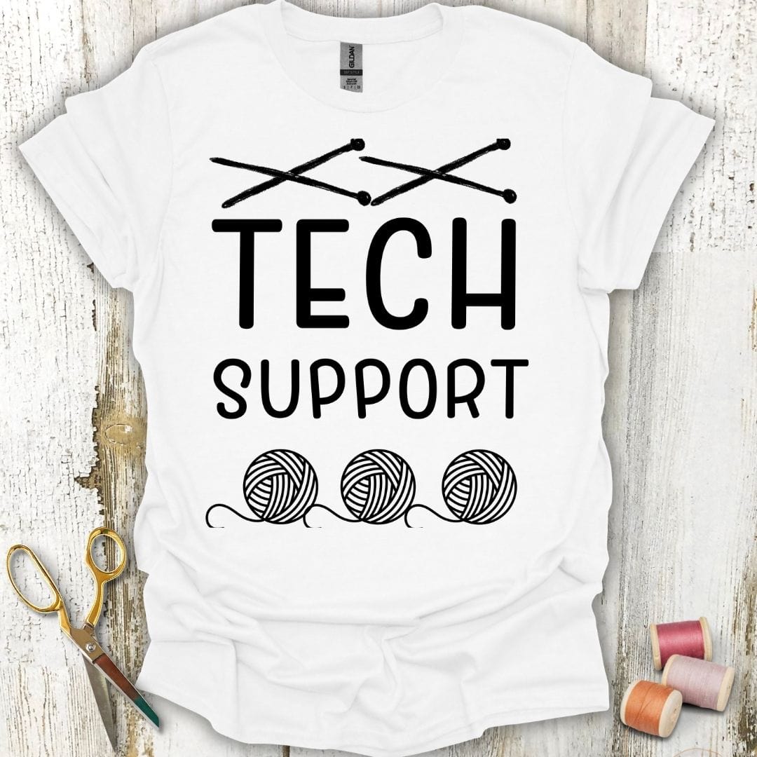 Tech Support Knitting T-Shirt