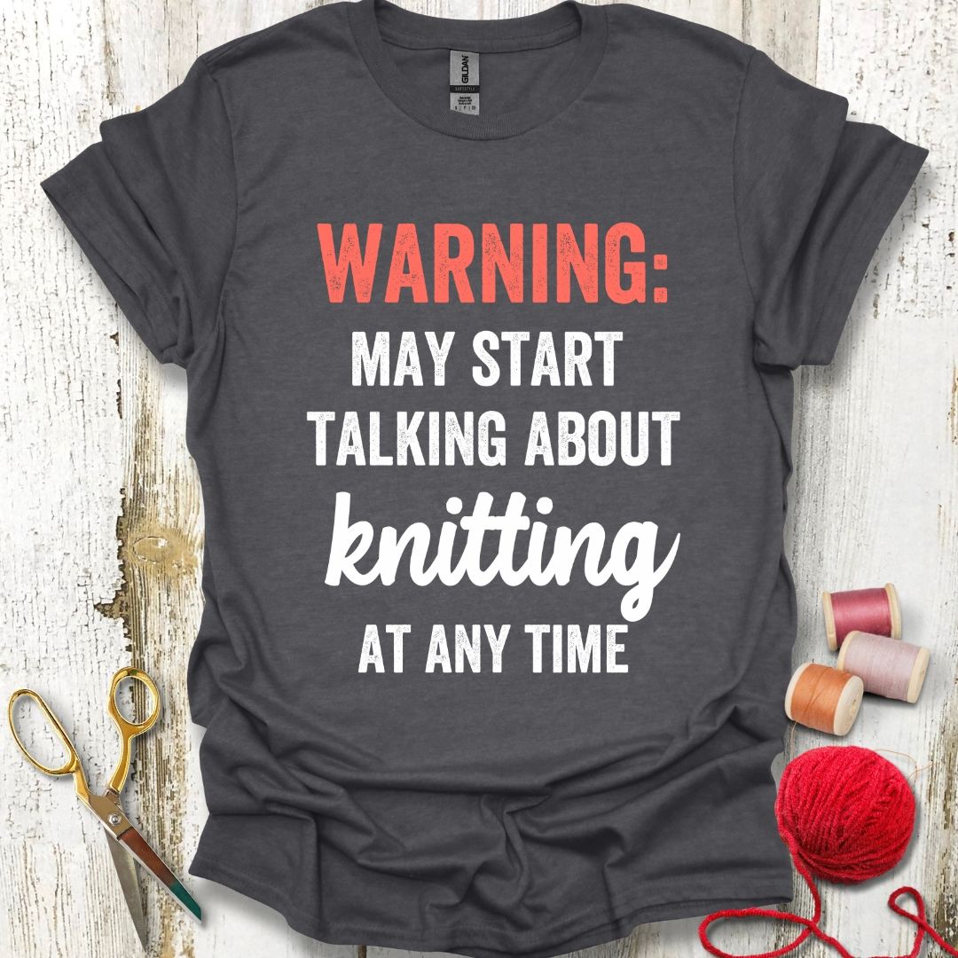 Funny Knitting Talk T-Shirt