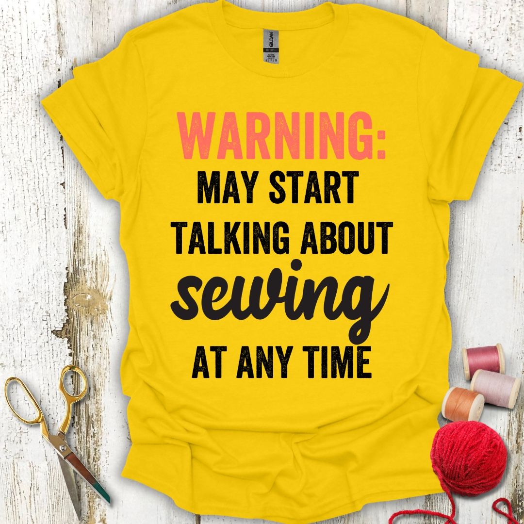 Funny Sewing Talking T-Shirt